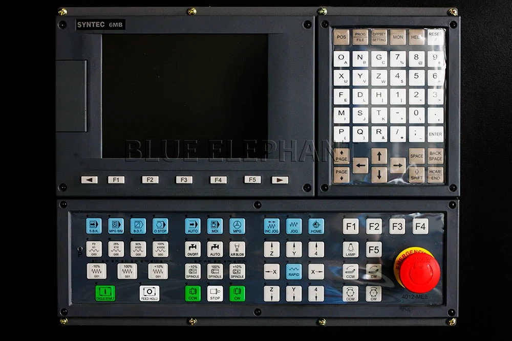 Фрезерный станок с ЧПУ системой Syntec и вращающейся насадкой для гравировки на