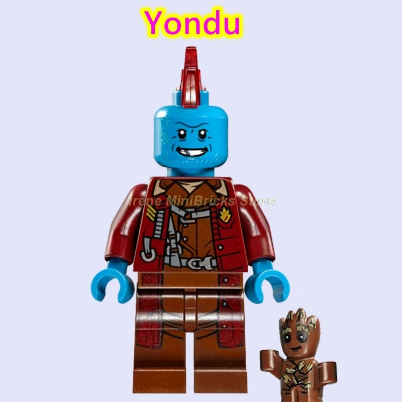 Стражи Галактики Marvel Супер Герои Yondu Star-Lord строительные блоки игрушки Фигурки Мстителей эндшпиль танос Мстители фильм