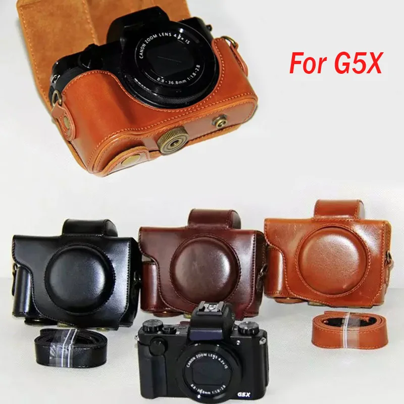 

Applicable camera bag for Canon PowerShot G5 x g5x protective case protable cover with strap