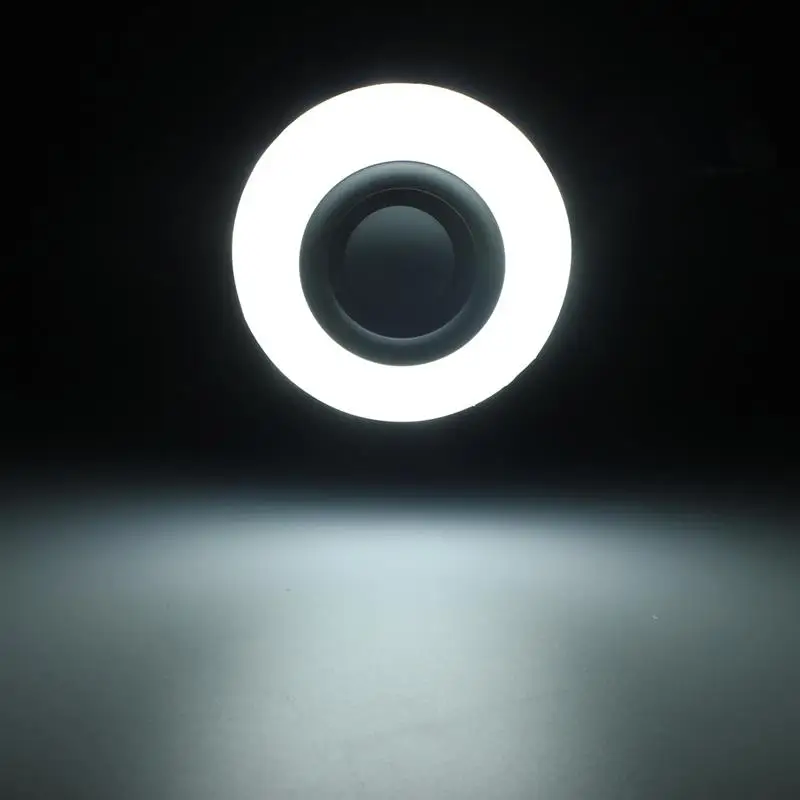 Светодиодная лампа беспроводная 12 Вт мощность E27 led RGB Bluetooth динамик свет музыка