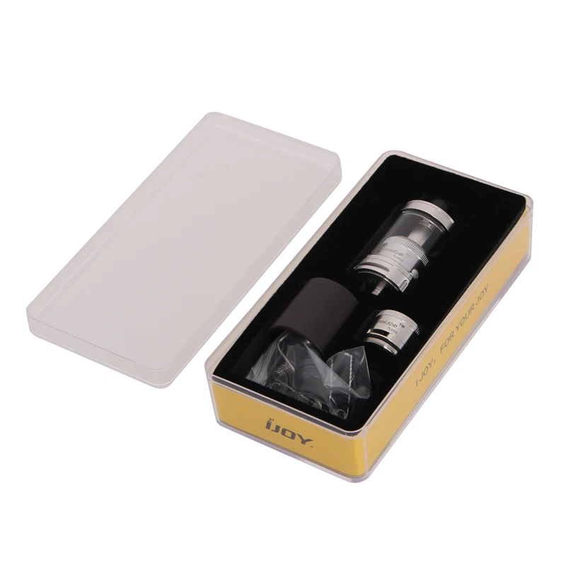 Оригинал IJOY Торнадо Nano RTA Танк 4 мл 0.3ohm чип катушка распылитель с 18 6 мм два поста