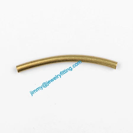 2013 Jewelry findings  Bent Tubing tube spacer for jewelry making bracelet necklace 2*26mm