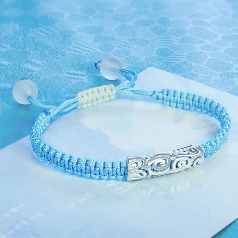 [Гинтама] браслет из аниме гинтоки серебра и синего цвета эрикабешу кагура