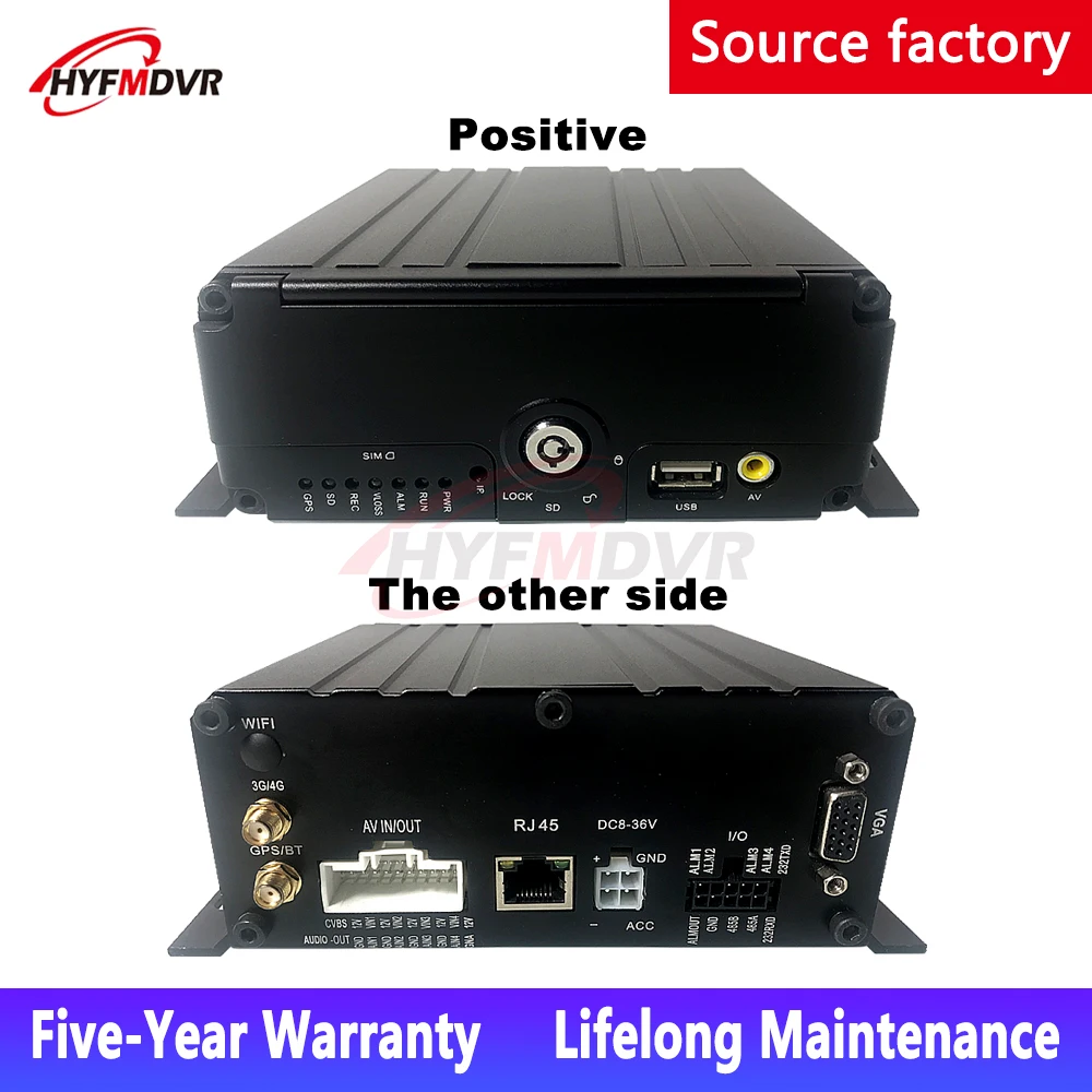 4G GPS Мобильный DVR 4-канальный AHD 960P дистанционное видеонаблюдение + анти-шум четкая