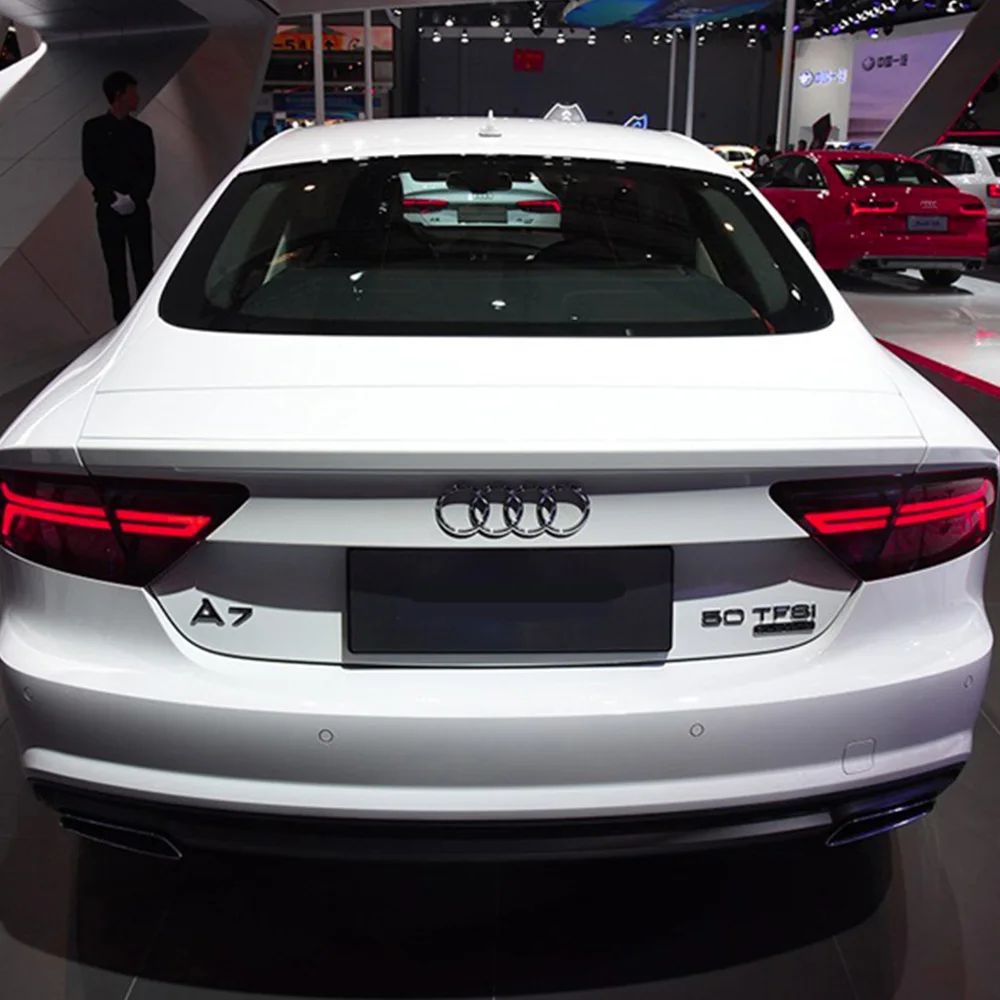 Светодиодный фонарь в сборе для Audi A7 2012- светодиодные задние фары тормозной сигнал заднего хода задний фонарь DRL автомобильные задние фары