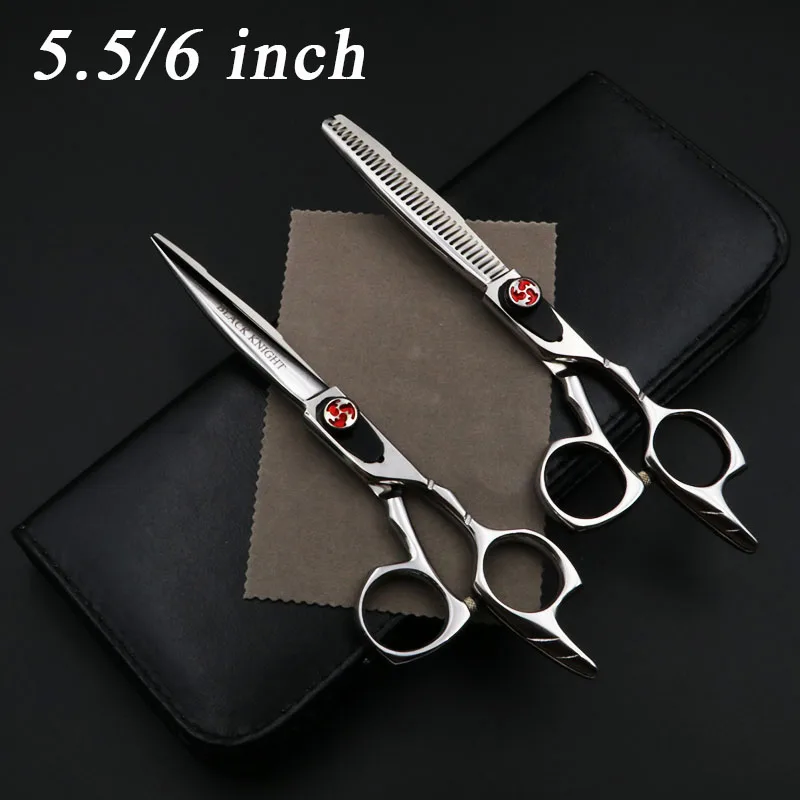 5.5/6 inch Cutting Thinning Styling Tool Hair Scissors Stainless Steel Salon Hairdressing Shears Regular Flat Teeth Blades | Красота и