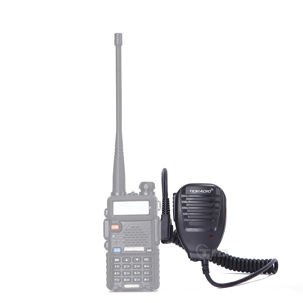 Рация 2-контактный Динамик Микрофон PTT для Baofeng UV-5R BF-888S TD-V2 H777 Портативная