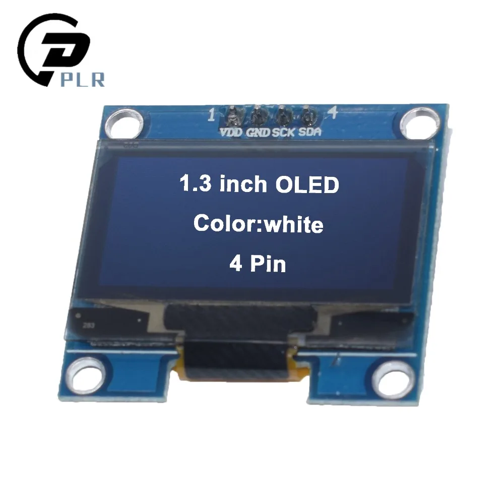 10 шт. 4PIN 1 3 &quotO светодиодный модуль белый/синий цвет 128X64 дюймов O ЖК-дисплей 3&quot IIC
