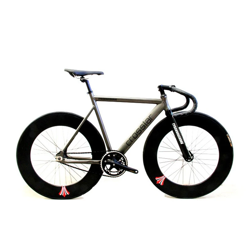 Городской Велосипед Fixie рама с карбоновой вилкой 90 мм обод дорожный велосипед