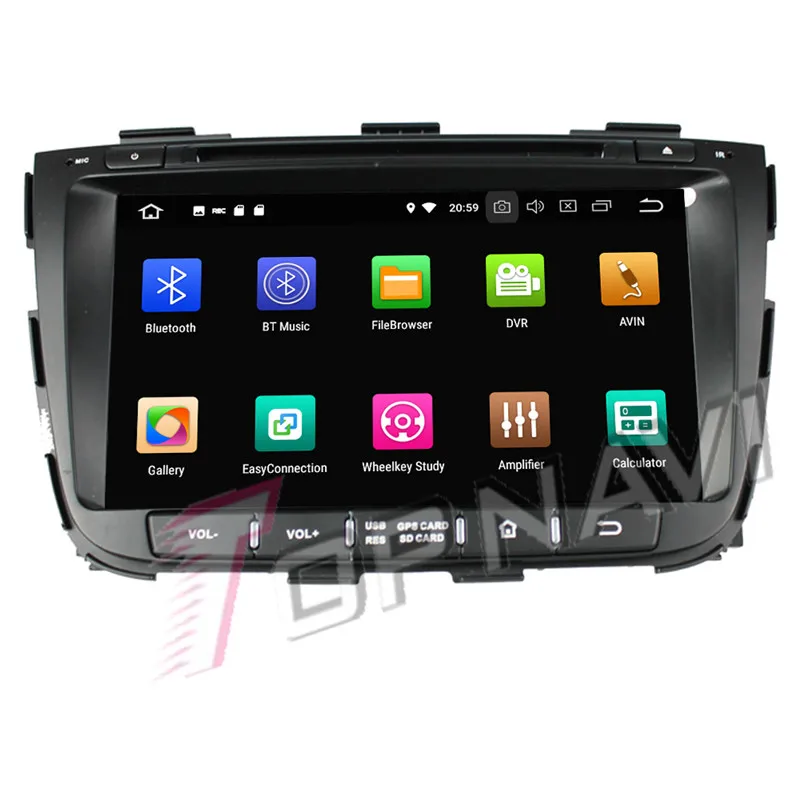 Автомобильный мультимедийный центр TOPNAVI Android 9 0 GPS навигация CD плеер для KIA SORENTO 2013