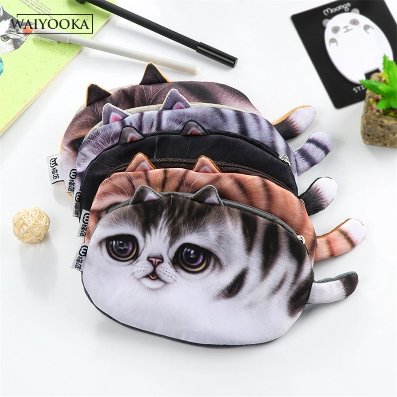 Новый милый котенок косметичка дорожный кейс для косметики Для женщин