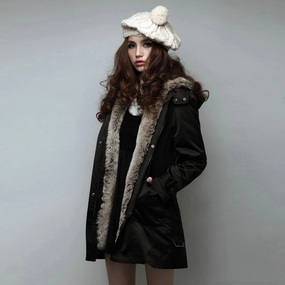 LOSHAKA Women Winter Jacket 2018 Casual Ladies Basic Coat jaqueta feminina jacket Warm Long Sleeve women parkas with faux fur | Женская