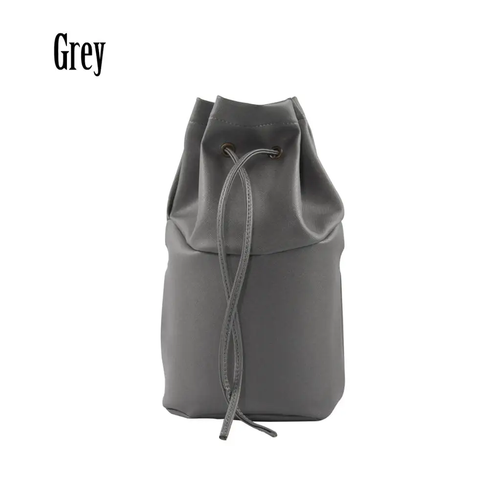 Grey Tanqu искусственная кожа внутренний карман подкладка для Obasket Obag чистый цвет шнурок сумка Вставка для O ведро O Мешок - Цвет: Grey