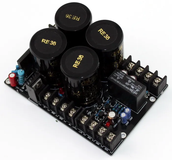 Усилитель YJ PSU 10000 мкФ/50 V X4 выпрямитель + усилитель защиты динамика | Электроника