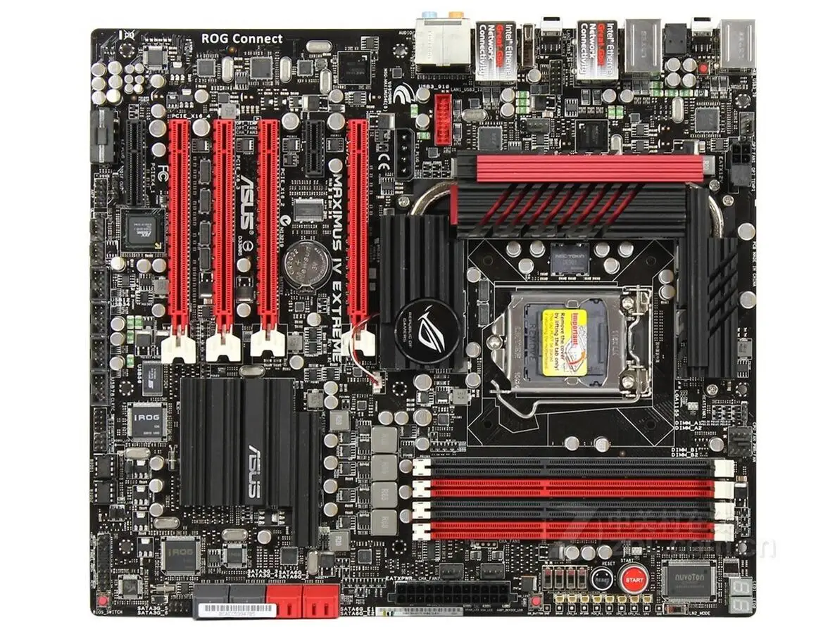 Asus ROG Maximus IV Extreme настольная материнская плата M4E P67 Socket LGA 1155 i5 i7 E3 E-ATX используемая