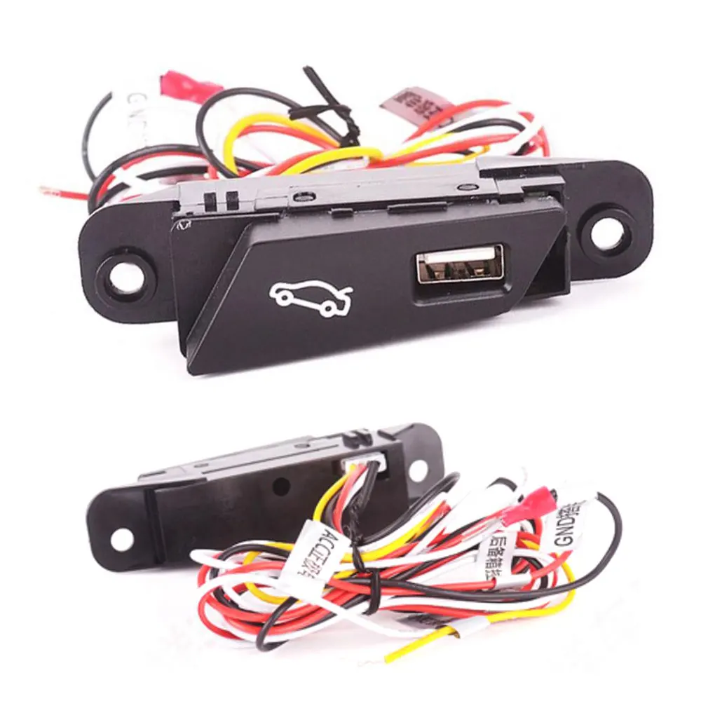 Автомобильный стильный светодиодный переключатель для багажника в сборе кнопка