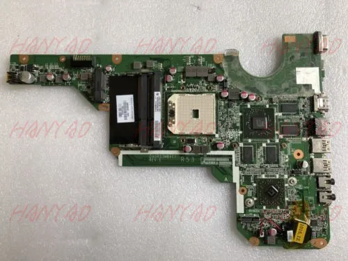 Материнская плата для ноутбука HP G4 G6 модель R53 разъем FS1 DA0R53MB6E1 HD7670M 1 ГБ 683030
