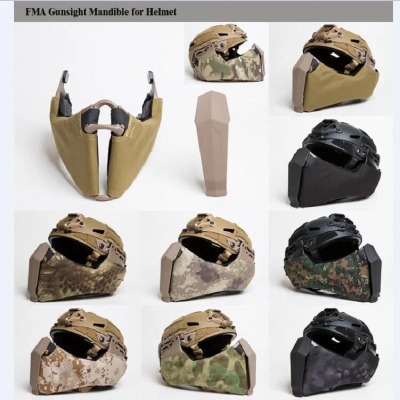 FMA Gunsight Mandible тактический страйкбол половина маска для быстрого/высокого кроя/mt