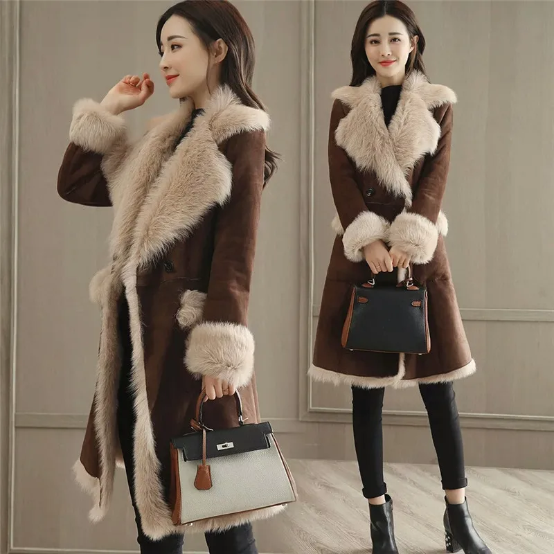 2018 новая зимняя куртка Для женщин Роскошные теплые толстые зимние пальто длинные