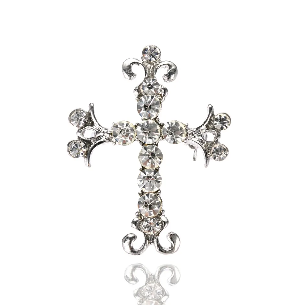 1 75 &quotродия с серебряным покрытием прозрачная СТРАЗА бриллиант Pin Винтаж Стиль