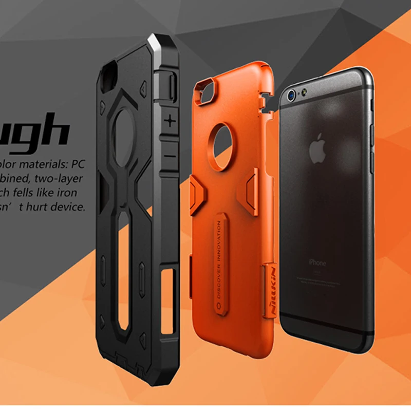 Чехол для Apple iPhone 6 6s, чехол Nillkin Defender, ударопрочный гибридный жесткий защитный чехол для iPhone XS Max XR 7 Plus, чехлы для телефонов