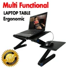 Стол для ноутбука складной многофункциональный, эргономичный столик для кровати, с подставкой для мыши
