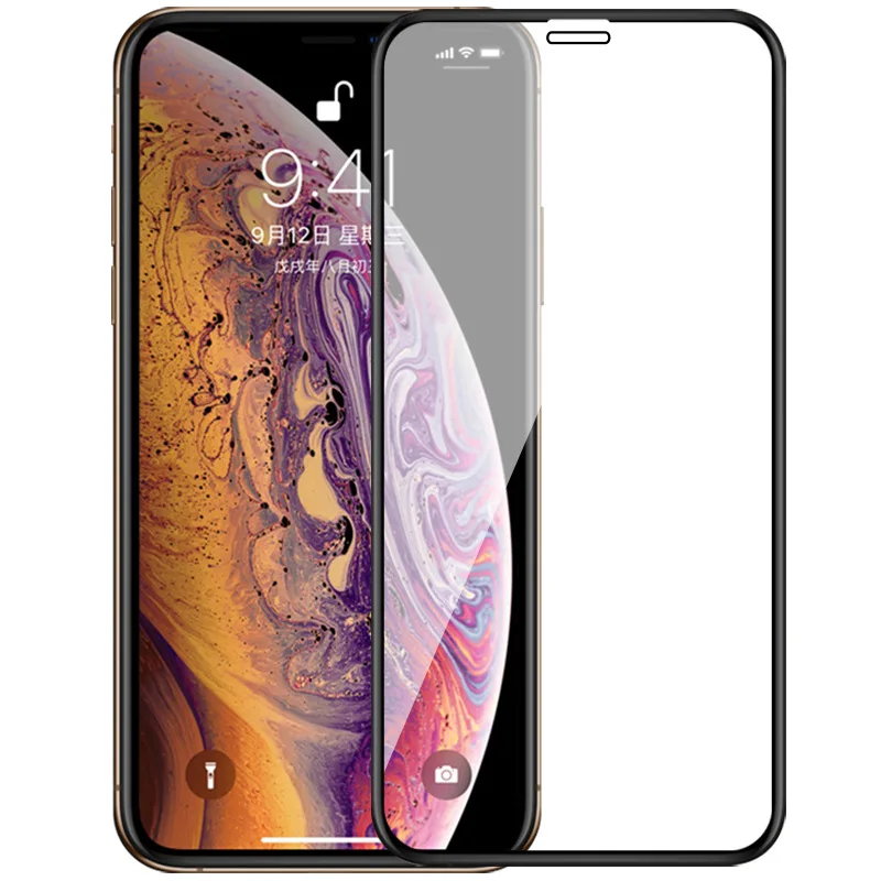 Для iPhone XR XS Max полное покрытие закаленное стекло Защита экрана для 5 5S SE 6 6S 7 8 Plus 9 X