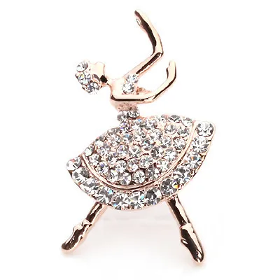 Брошь с балериной оптовая продажа Бесплатная доставка балетная девочка балерины