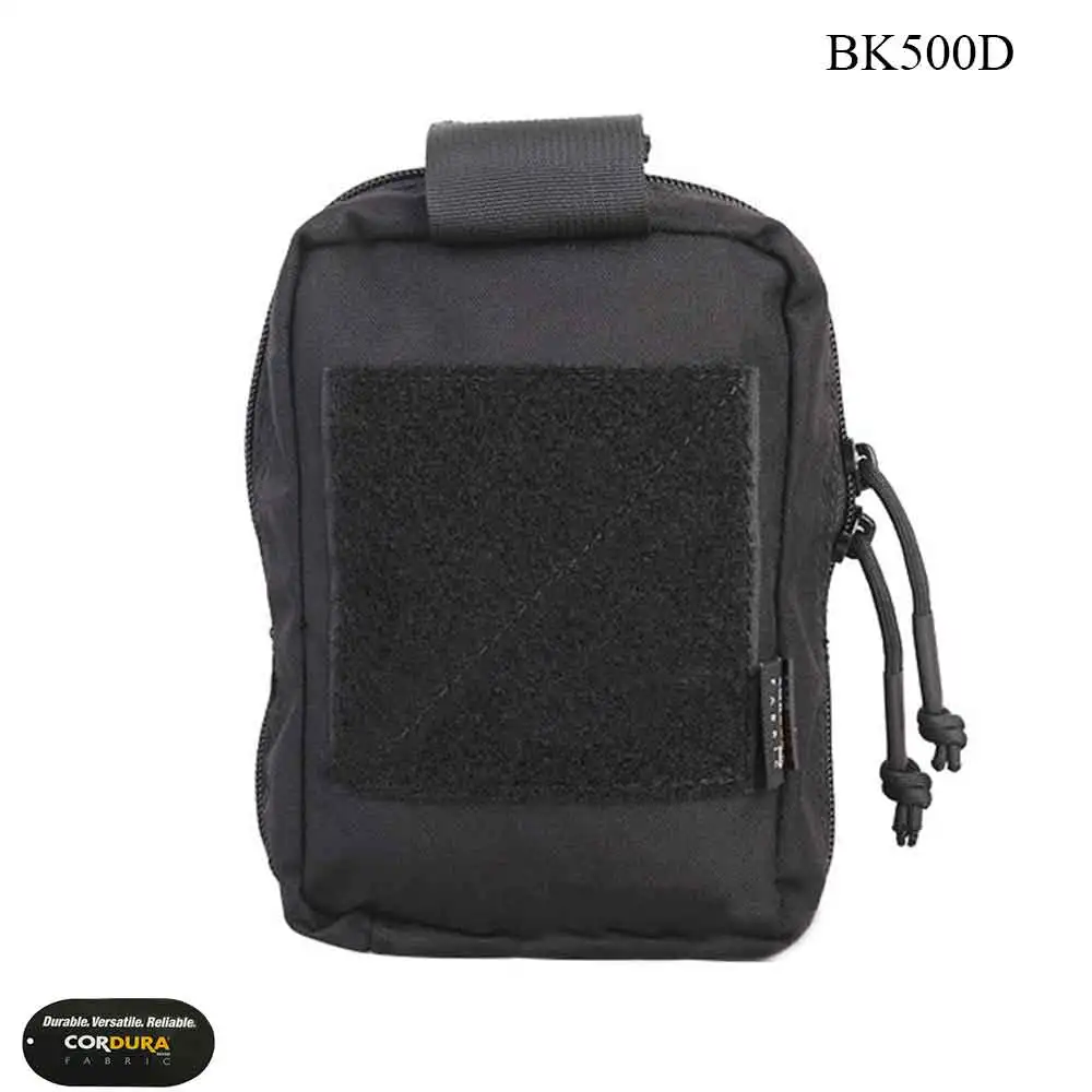 BK Emersongear EG стиль EI медик подсумок Molle дампа Drop Pouch военный Armay EDC сумка multicam EM9284 - Цвет: BK