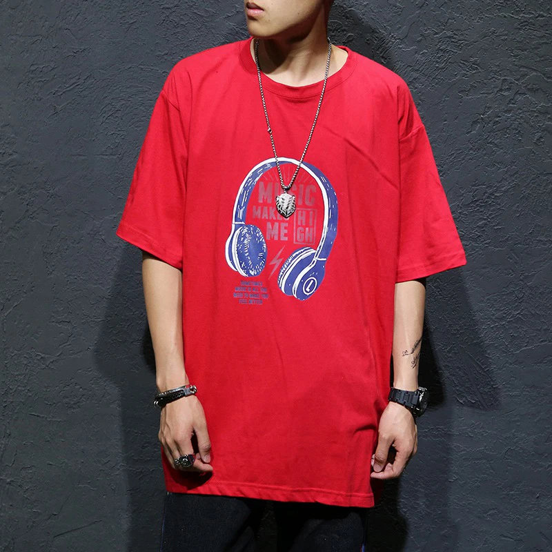 

men summer Hip hop t-shirts short sleeve cotton plus size big 5XL 8XL 10XL Street dance tees mens hipster large music tshirt 54