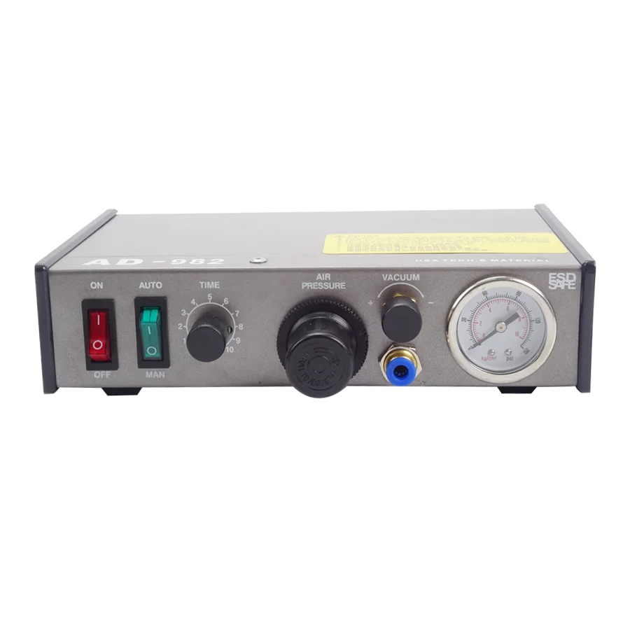 

220V AD-982 Semi-Auto Glue Dispenser PCB Solder Paste Liquid Controller Dropper Fluid dispenser