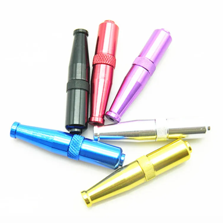 6 шт./лот металлическая мини трубка с рыбьим ртом табачная бутылка для курения