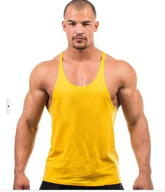 Бодибилдинг бренд майка для мужчин Стрингер короткий топ для фитнеса Singlet рубашка без рукавов тренировки человек майка Одежда NQ659468