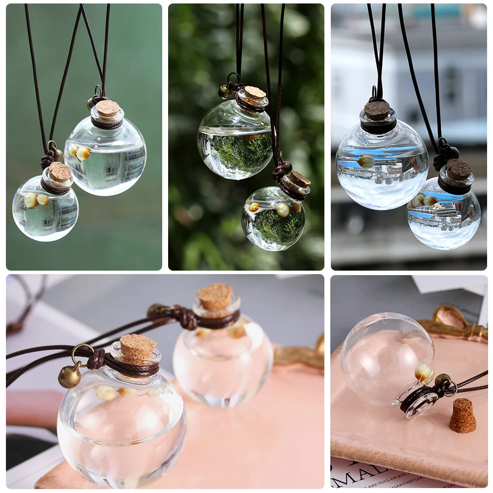 Новинка цветочный орнамент эфирные масла авто духи кулон пустая висячая бутылка