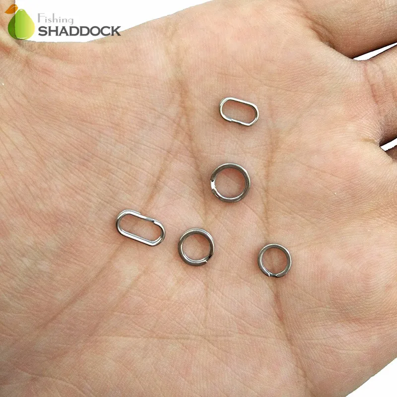 200 шт. рыболовные кольца из нержавеющей стали|stainless steel fish|swivel snapsteel fish |
