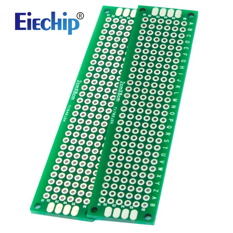 5 шт./лот двухсторонний Прототип PCB diy универсальная печатная плата 2x8 см