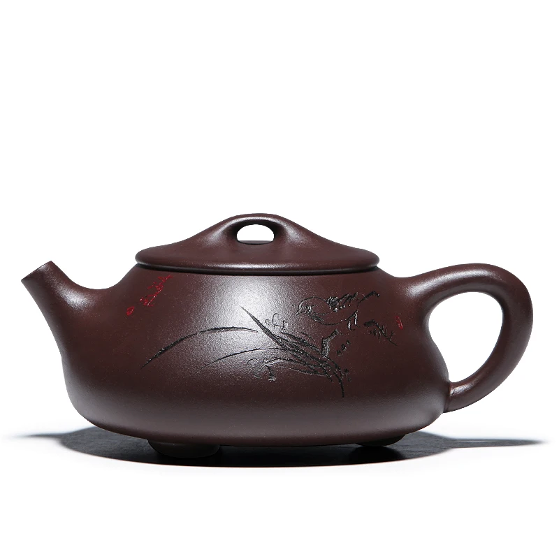 

[1 Teapot + 6 Tea Cups] Authentic Yixing Purple Clay Chinese Kungfu Tea set Teaware DrinkWare Teaset-Y0078