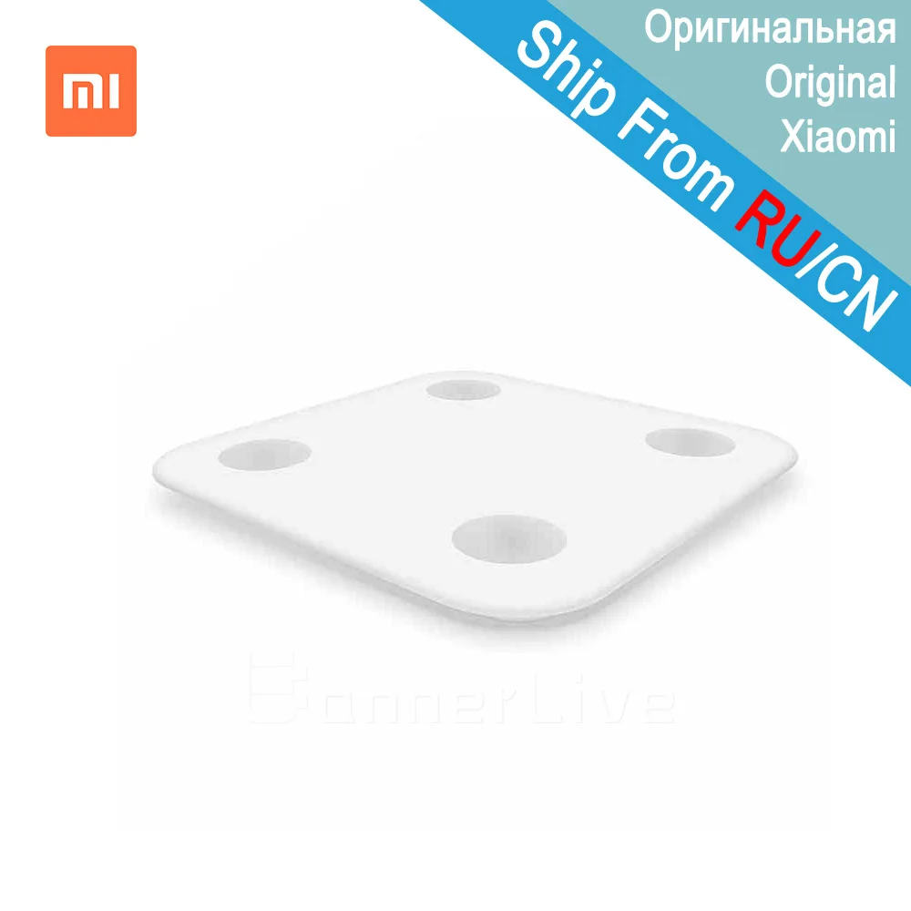Новая Оригинальная Xiaomi mi смарт-шкала жира 2 с приложением mi fit и монитором композиции тела со скрытым светодиодный дисплеем и большой подушечкой для ног
