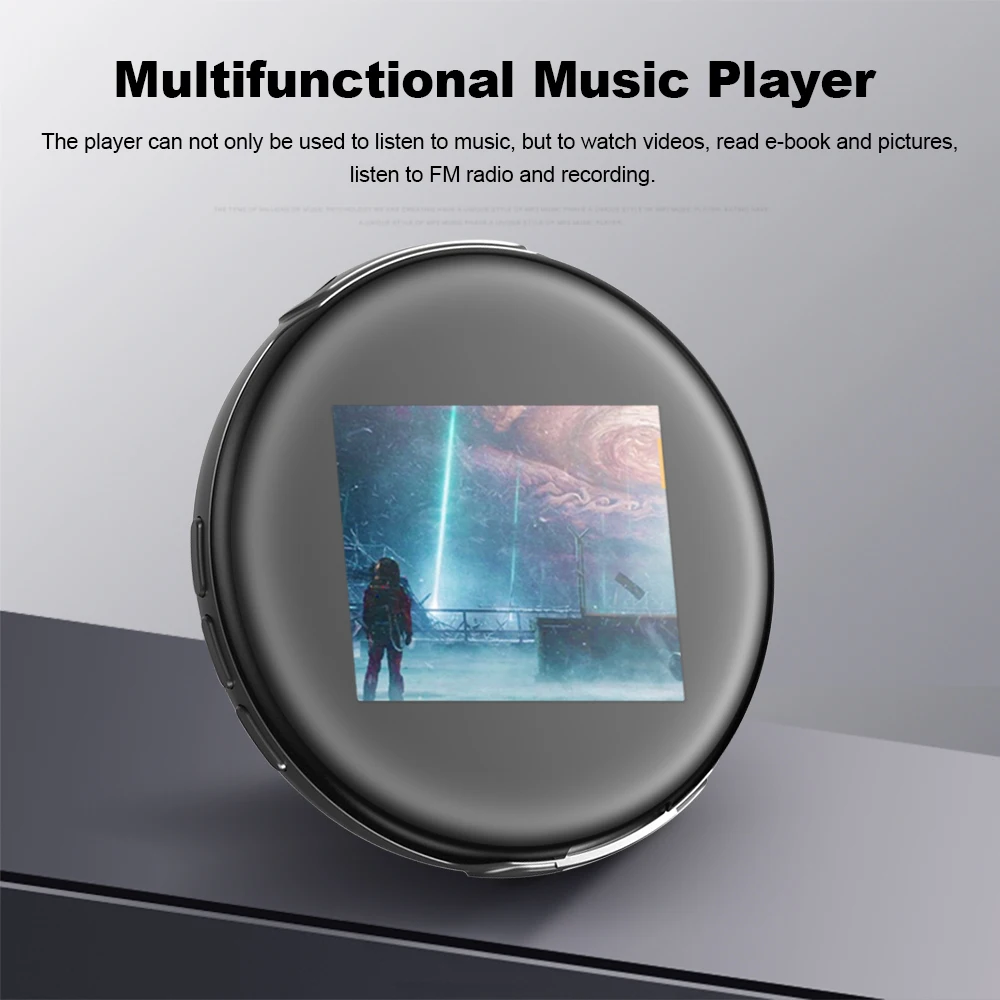 RUIZU M1 Bluetooth спортивные MP4 плеер Портативный аудио 8 ГБ с Встроенный динамик, fm-плейер, электронная книга, радио APE Flac музыкальные проигрыватели