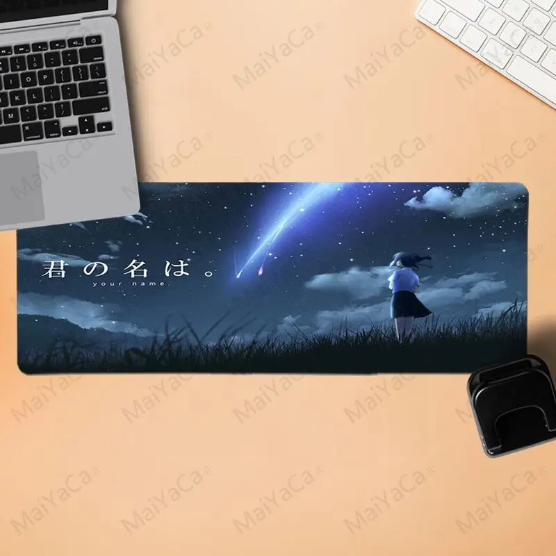 

MaiYaCa Gaming Mouse Pad Large Mouse Pad your name Beautiful Anime Mouse Mat for cs dota 2 LOL Mause Pad Keyboard Desk Mat Game