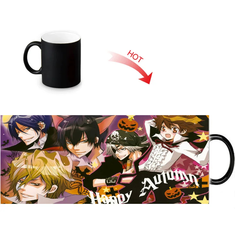 Креативная кружка меняющая цвет кружки для горячих напитков HITMAN REBORN! Печать