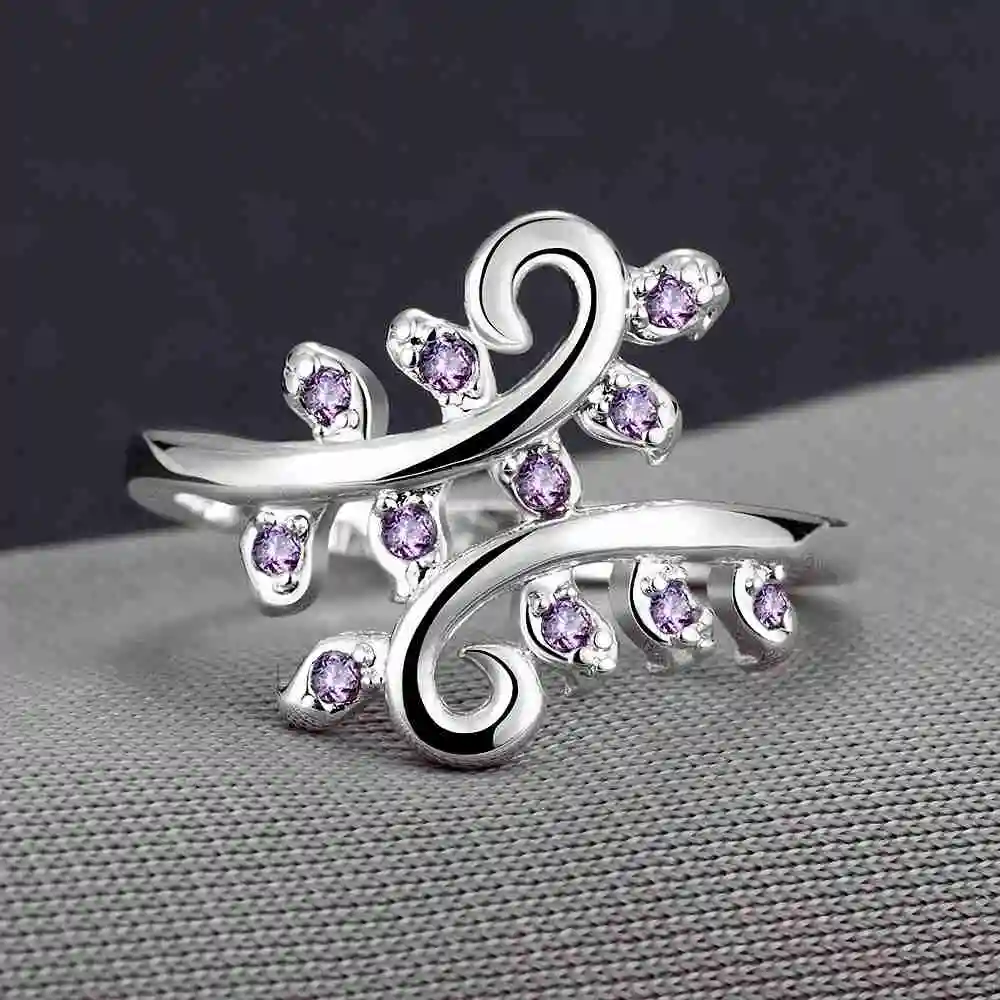 Розовый/белый/синий цвет новинка 2017 распродажа посеребренное кольцо на палец 7 8