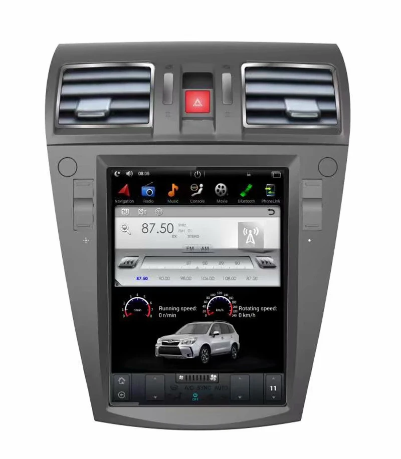 Sumdymax Tesla стиль android 7,12 автомобильный аудио плеер для Subaru Forester XV 2012- с четырехъядерным процессором 2G ram 32G rom gps-навигация