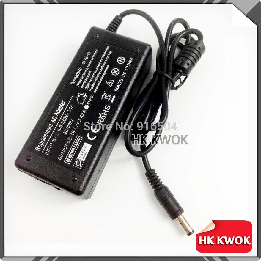 Адаптер питания для ноутбука toshiba R700 C600 L522 L515 A100 A105 19 в 5 А 2 мм * 65 Вт | Компьютеры и