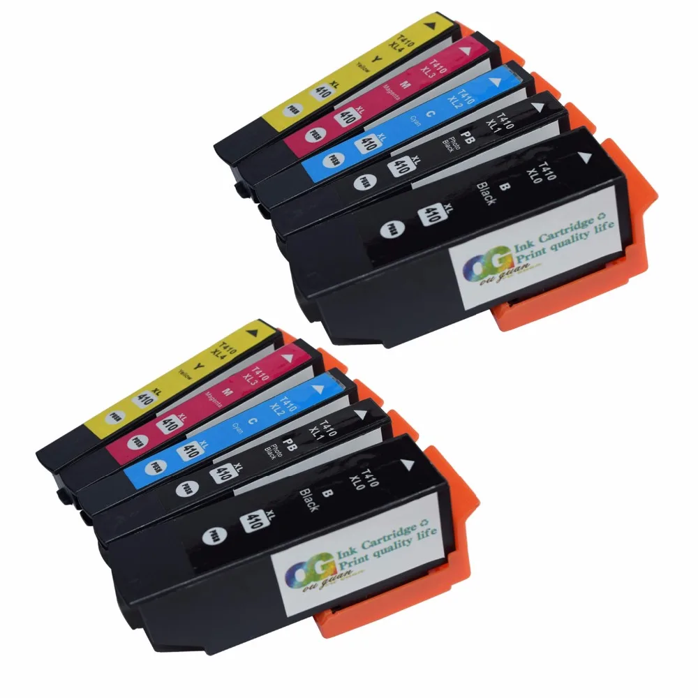 10 упаковок совместимый картридж замена для Epson 410XL 410 XL T410XL020 Expression XP 830 630