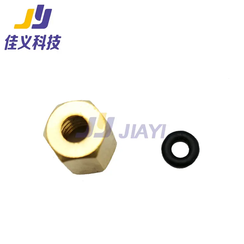 10Pcs Metal Screw Copper Nuts with O-rings Damper Connector for Roland/Mutoh/Mimaki/Epson Inkjet PrinterGood Price!!! | Компьютеры и