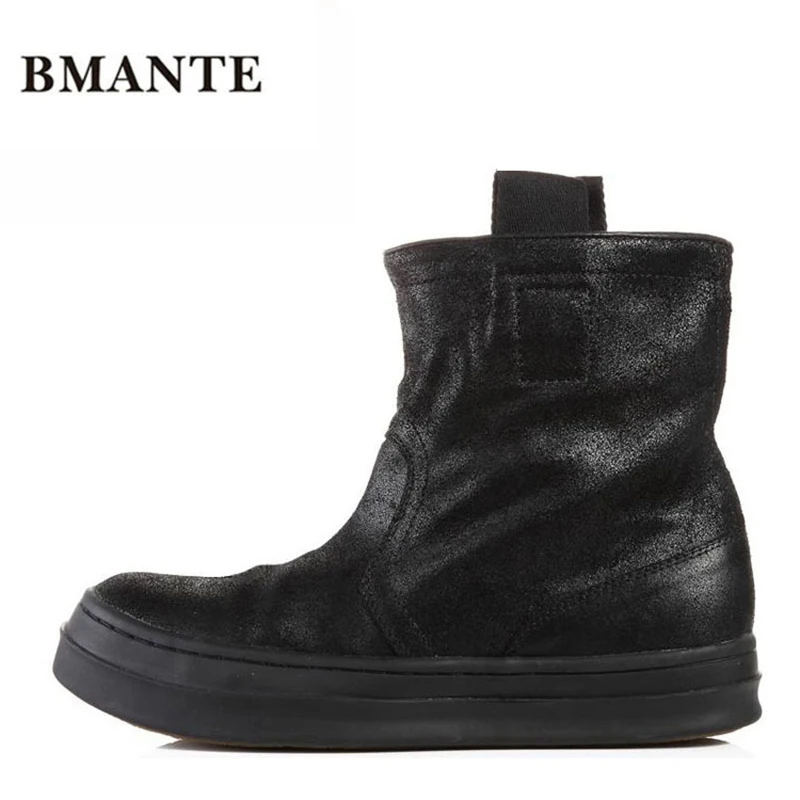 Известный бренд модная повседневная обувь черного цвета с высоким берцем