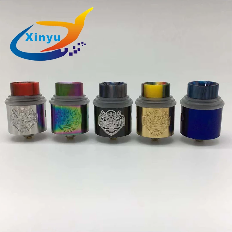 Apocalypse Mechlyfe RDA обслуживаемый капельный атомайзер 24 мм Peek изолятор Регулируемый