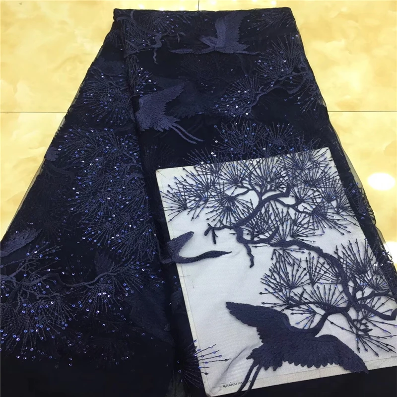 Madison wine tulle lace fabric 2019 nigerian french net with sequins mesh embroidery high quality 5yard/lot | Дом и сад