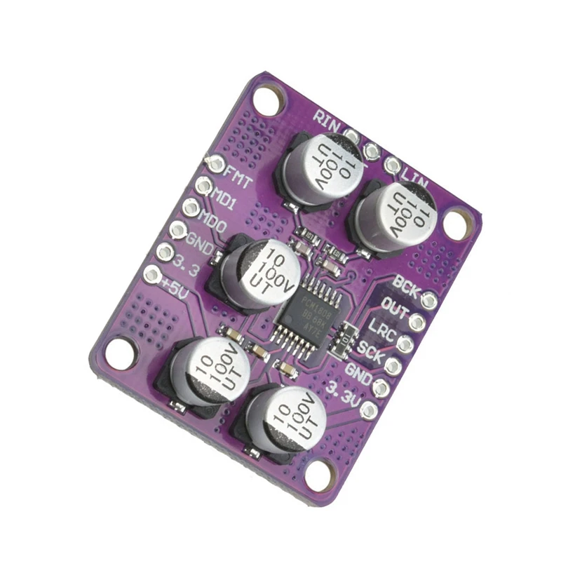 24Bit усилитель Pcm1808 аудио стерео Adc одноконечный аналоговый плеер декодер плата
